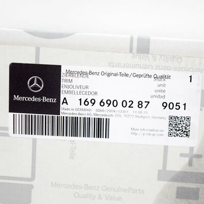 OEM Mercedes-Benz A W169 RECHTS VORDERFLÜGEL SPIEGELVERKLEIDUNG  