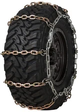 Quality Chain 3127HDQC Wide Base Cam 8mm Square Link Tire Chains Snow SUV Truck