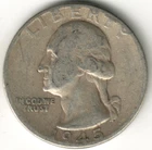 USA - 1945P - Washington ¼ $ - Silver Eagle - no mint mark - #12198RG