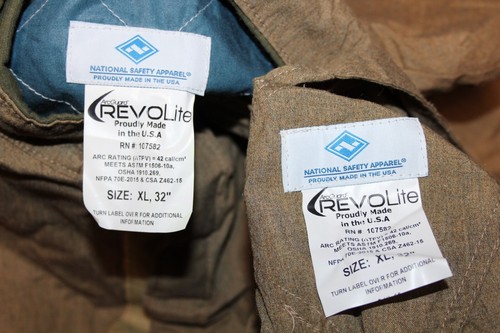 National Safety Apparel ArcGuard REVOLite 40 Cal Rating KIT XL 3 PIEZAS + BOLSA - Imagen 5 de 8