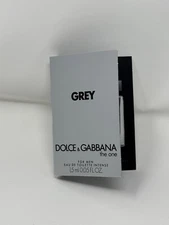 Dolce & Gabbana The One For Men  GREY EDT 1.5ml Spray Cologne Sample X 2 vials
