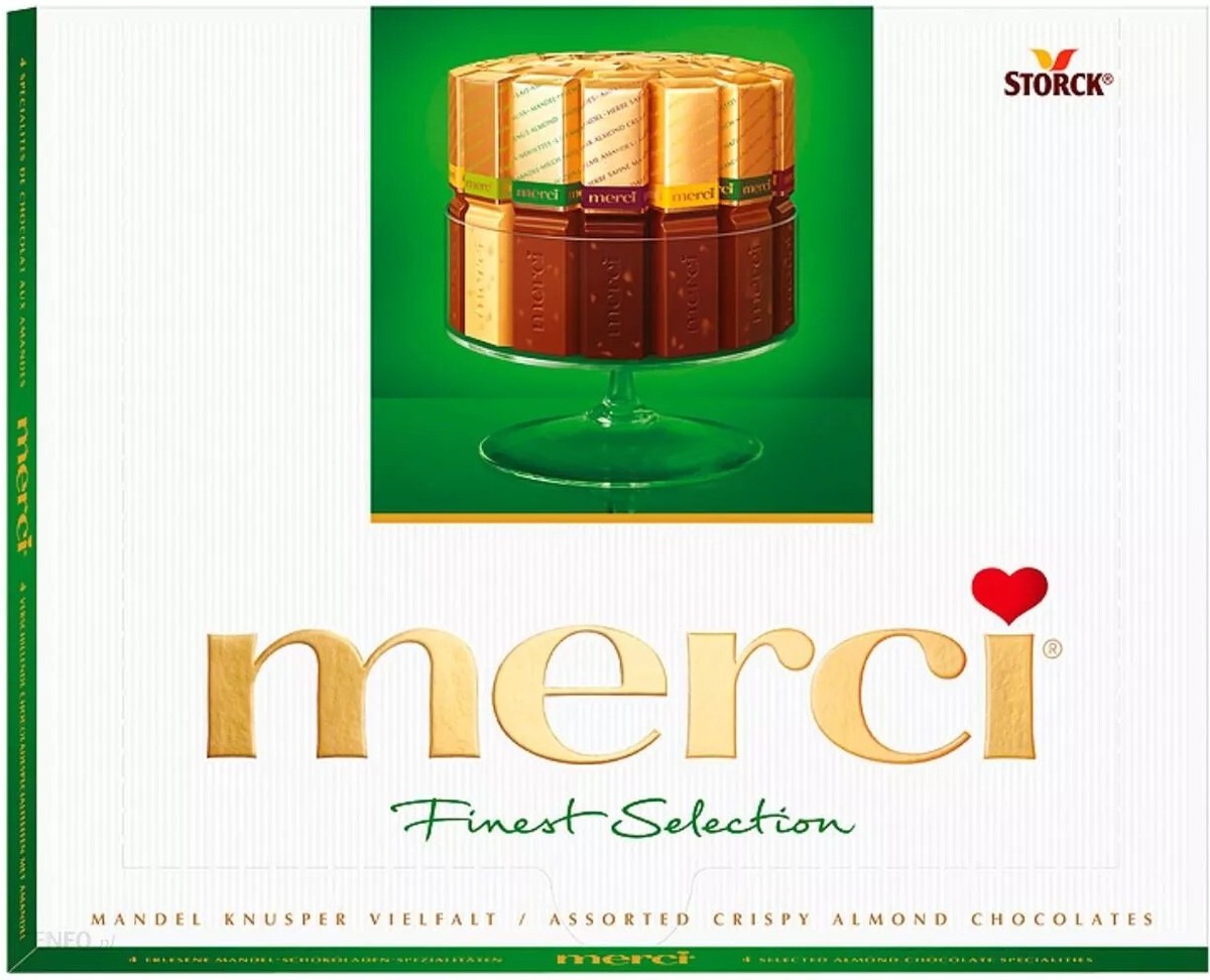 MERCI Finest Selection Almond Crunchy Diversity Chocolate Sticks