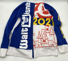 Disneyland Resort 2021 Hooded Zip Up Sweatshirt Size XL Hoodie