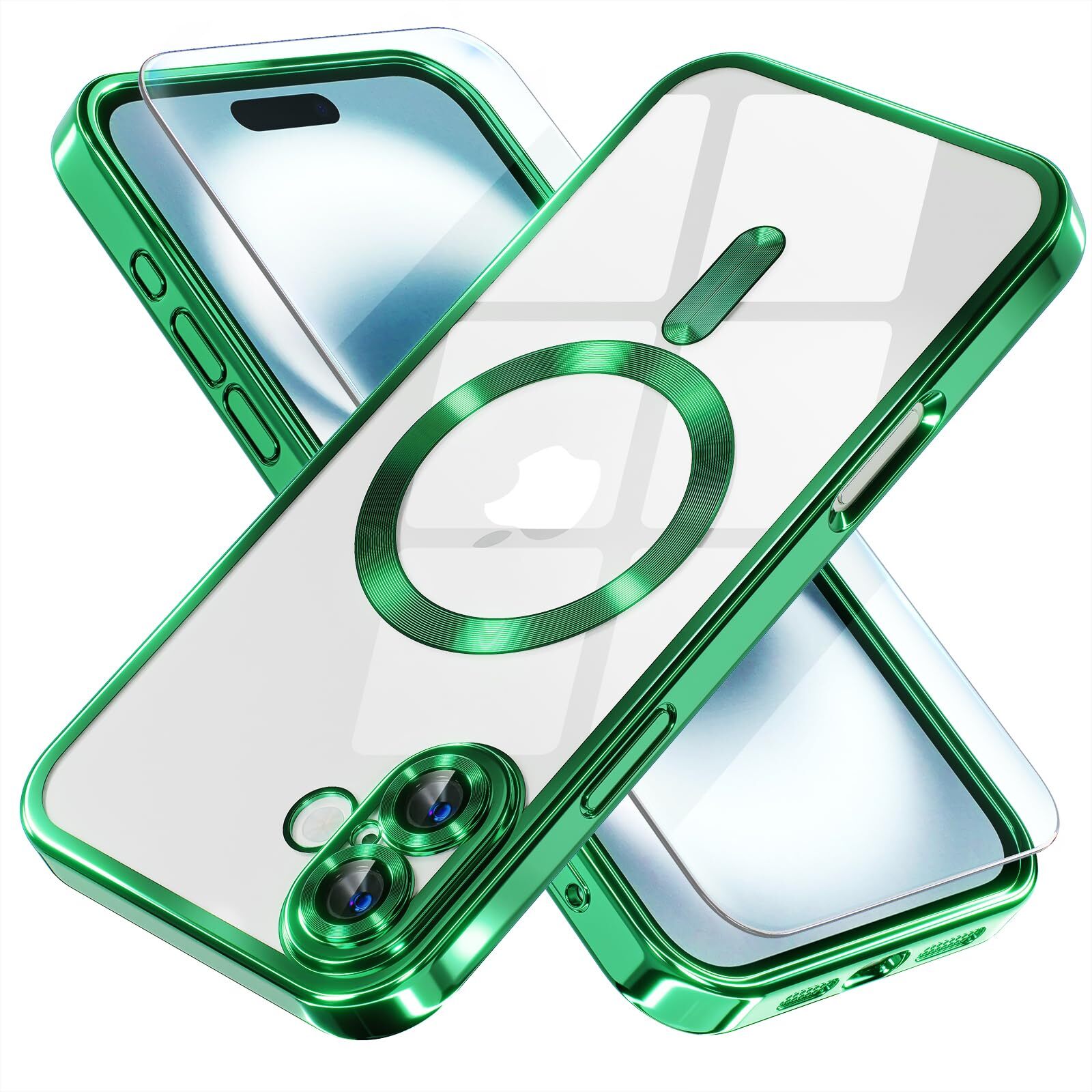iPhone 16 Plus Case Soft Clear Full Camera Lens Protector Shockproof Phone Cover-image