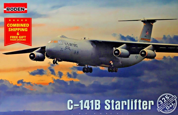 RODEN 325 - Lockheed C-141b Starlifter 1/144 Scale Model