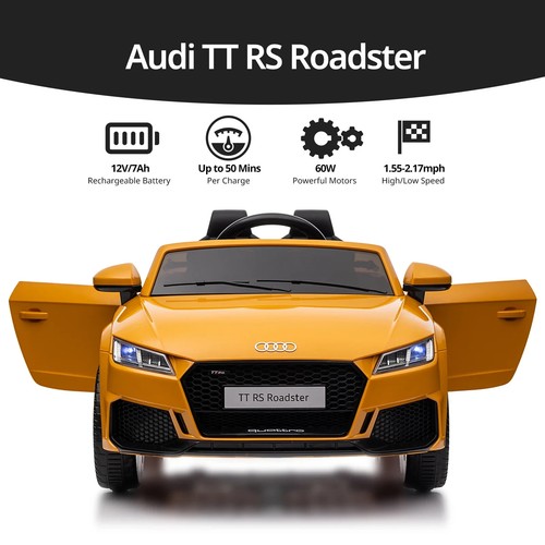 Electric Ride on Car for Kids Licensed Audi 6V Ride on Toy for Toddlers Age 2-5W - Picture 8 of 8