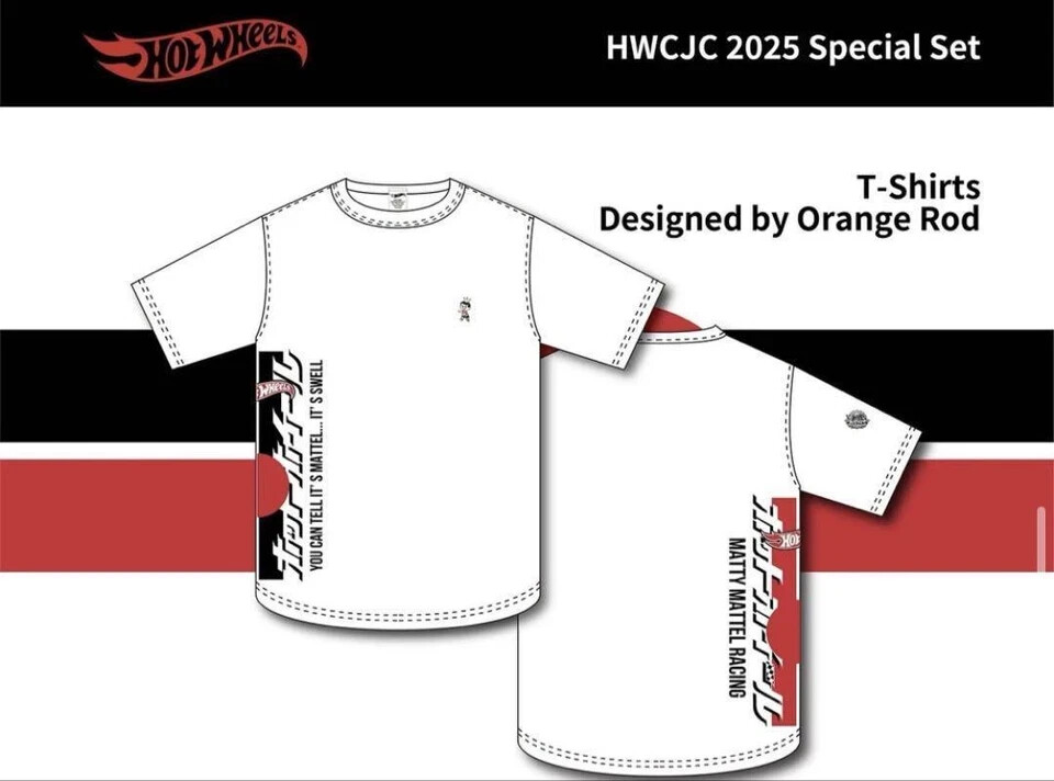 ホットウィール ジャパン コンベンション 2022 Tシャツ HOT WHEELS 2025 JAPAN CONVENTION complete Set T-Shirts M
