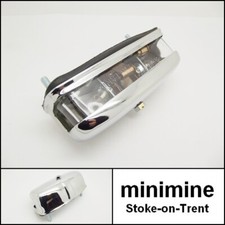 Classic Mini Boot Lid Number Plate Lamp Light Chrome BHA4153 mk1 mk2 rear