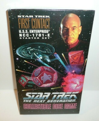 Star trek the next generation collectible dice Game u.s.s. enterprise ncc-1701-E starter set (729220880369)