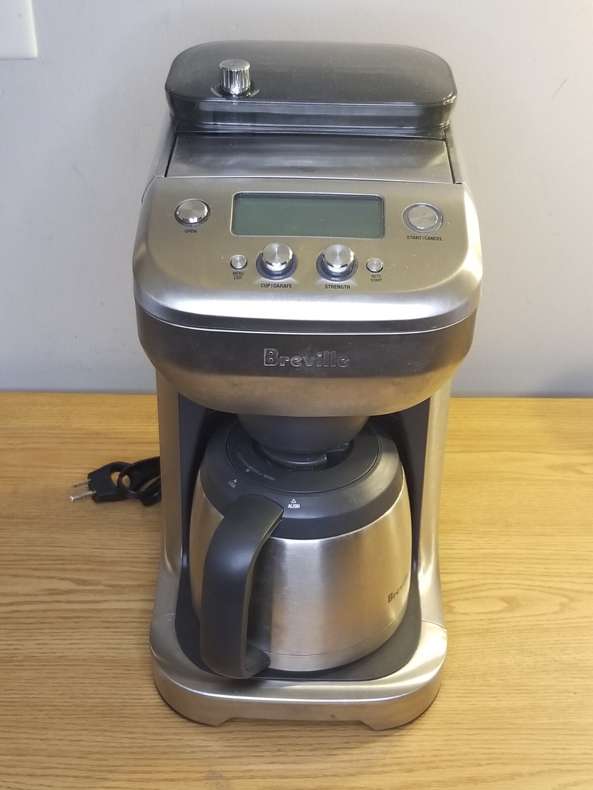 Breville Grind Control Coffee Maker BDC650 BSS 12Cup Cleaned Tested Working 21614054982 eBay