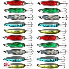 20pcs 5-color Fish WOW! 2oz crocodiles Spoons Jig trolling Casting bait Lure NEW