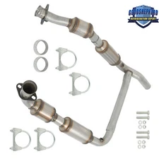 LH + RH Y Pipe Catalytic Converter Set For 1997-2000 Ford F-150 XL/XLT 4.6L RWD