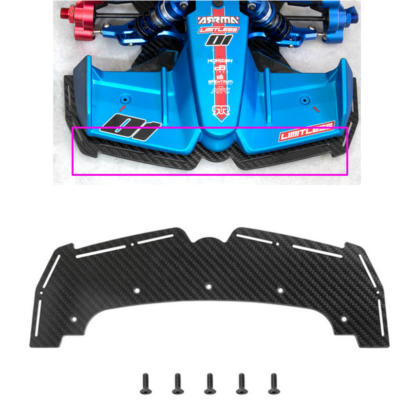 For ARRMA F1 LIMITLESS 1/7 RC Car Front Splitter Bumper Lower