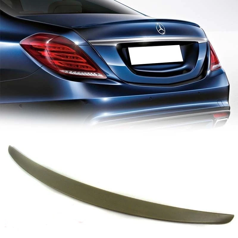 Unpainted For Mercedes Benz W222 S-CLASS S63 OE Type Rear Trunk Spoiler 14-18 Foto 4 de 4