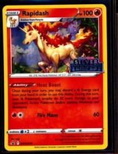 1x Rapidash SWSH270 - Silver Tempest Pre-Release Promo - Pokémon NM 0413#41-43