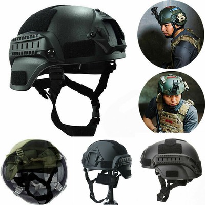 Casque Tactique Militaire Armée - Entraînement Airsoft - Protection CS Hunting - Taille Unique