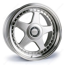 17 Zoll Silber F5 Alufelgen passend für Fiat 124 Grand Punto Evo Hyundai i10 i20 4x100