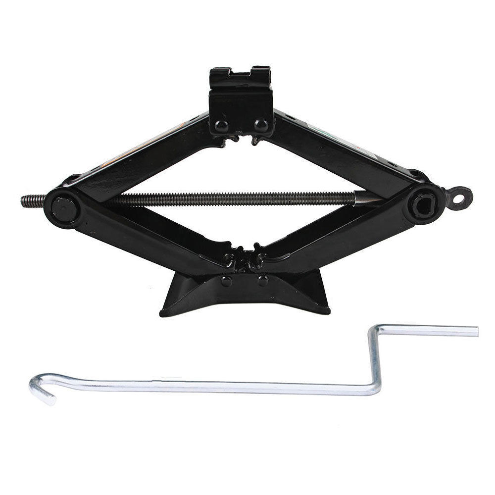 Emergency Wind Up Scissor Jack Lift for Car Van Garage with Speed