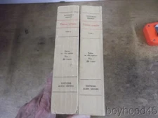 Theatre Complet by Victorien Sardou-VOLUMES I & II ONLY--THEATER IN FRANCE--1934