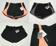REEBOK Women PlayDry Team Training Athletic Shorts 3.5" Running Crossfit M L XL