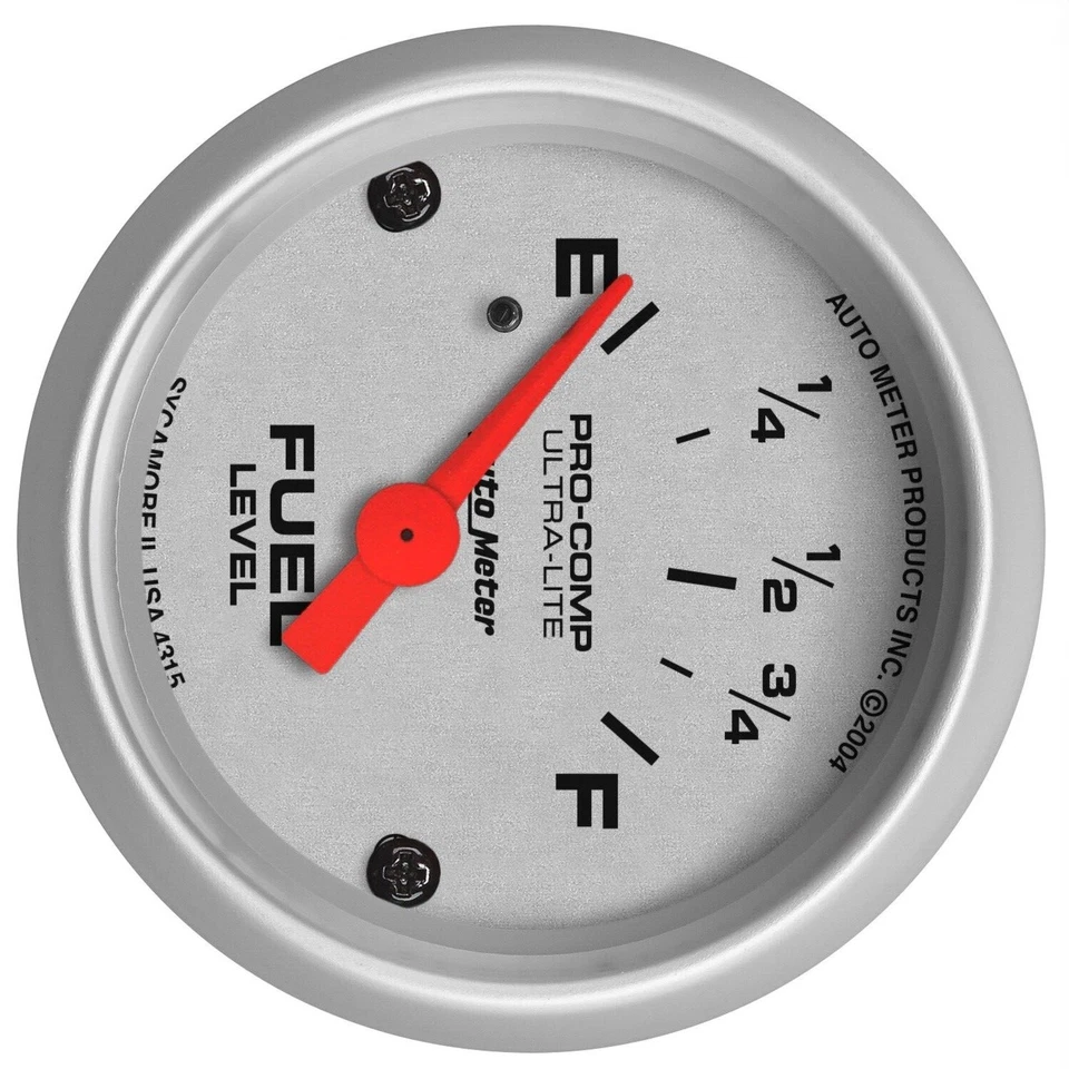 Medidor de nivel de combustible eléctrico AutoMeter 4315 Ultra-Lite Foto 4 de 4