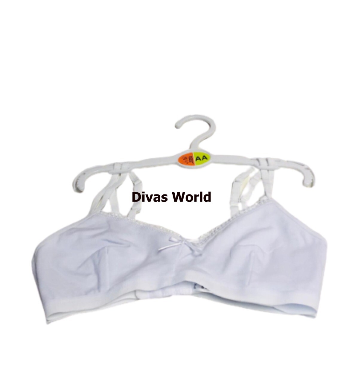 Women's White Bra Pack Of 2 Essentials My First Cotton Bras Size 30AA