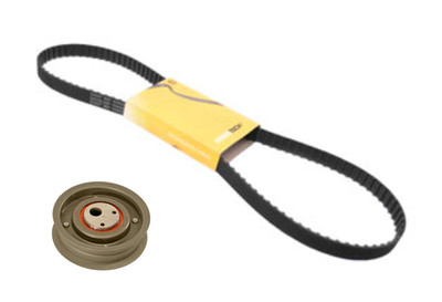 Timing Belt w/ Timing Belt Tension Roller CONTINENTAL / INA for AUDI