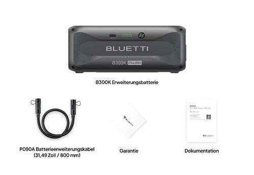 BLUETTI AC500 B300K Powerstation 3000W 2764Wh LFP Stromspeicher Solargenerator - Bild 4 von 20