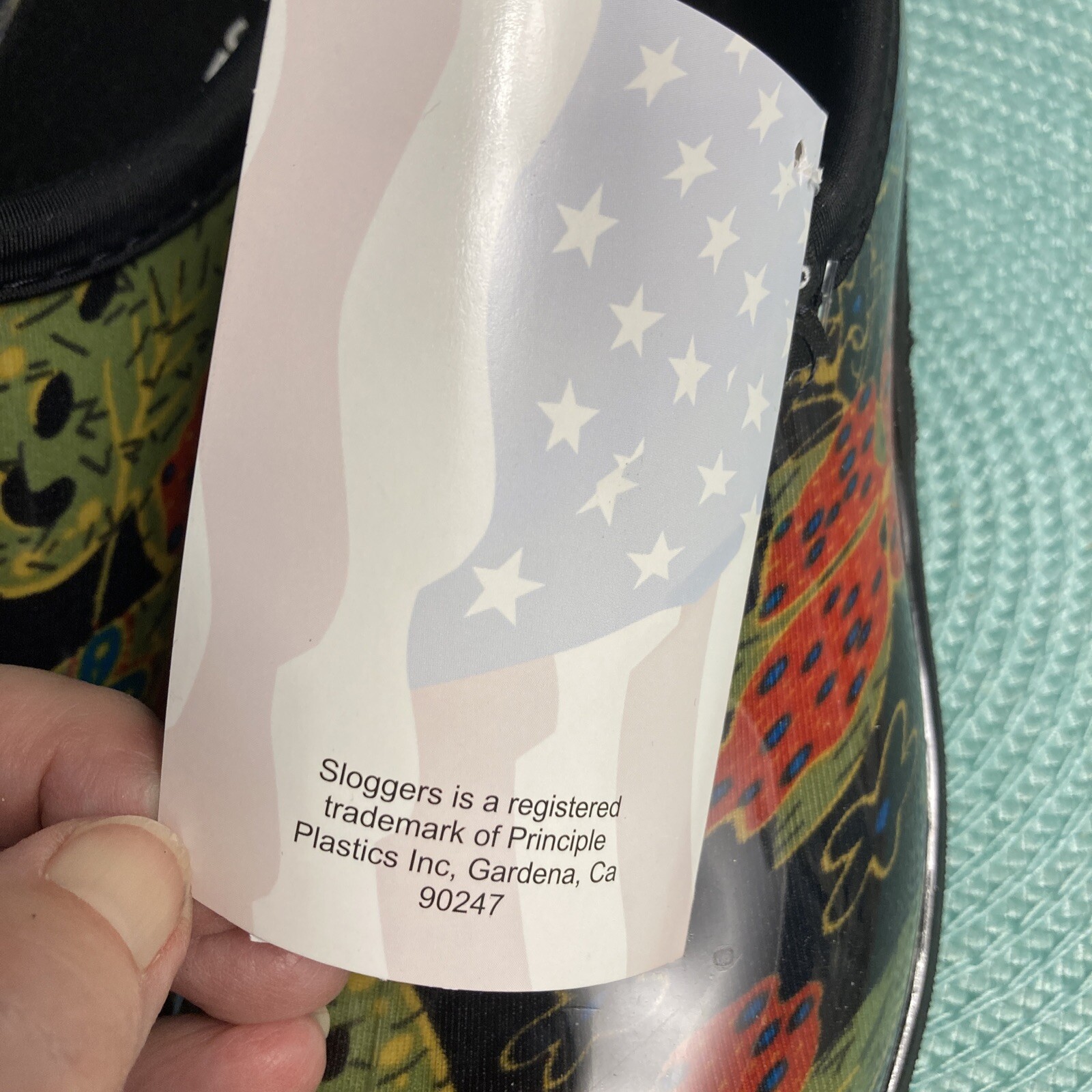 Sloggers Women’s Waterproof Gardening Shoes Multicolor with Flowers Sz 6 NWT