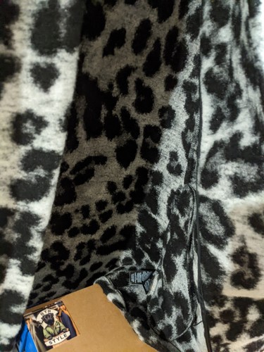 Marks and Spencer Leopard Animal Print Open Longline Cardigan (SIZE 12) RRP £35 - Picture 8 of 15