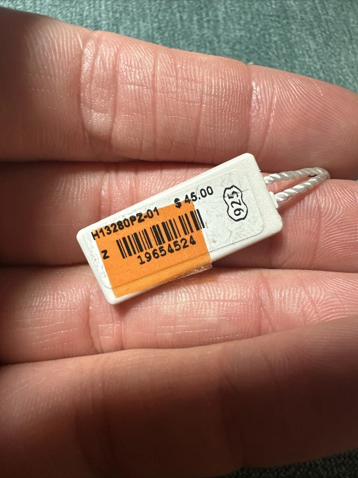 Dije colgante vintage Persona de plata de ley con etiquetas Foto 4 de 4