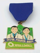 2017 Fiesta Medal Wellmed Doctors San Antonio Pinback Ribbon