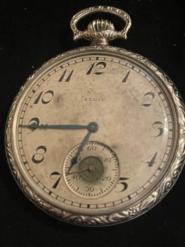 Antique 1800’s Elgin National Watch Co. Pocket Watch gorgeous case Parts/Repair