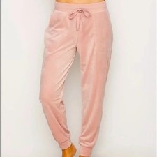 House of Harlow 1960 Welurowe joggery Sznurek Spodnie dresowe