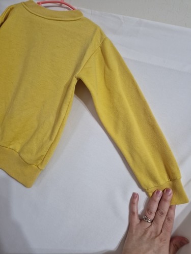 Olympic Vintage Los Angeles 1984 Children Yellow Jumper Age 6 - Picture 9 of 11