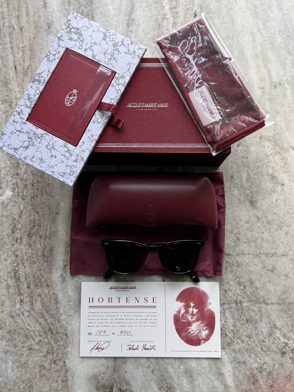 JACQUES MARIE MAGE HORTENSE LEOPARD TORTOISE SUNG… - image 16