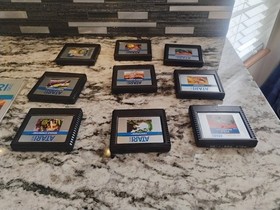 Atari 5200 Games Lot Of 9 - Tested And Working - With Manuals