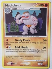 Machoke 41/100 VLP / NM - Stormfront Pokemon Card - Sachiko Adachi Art