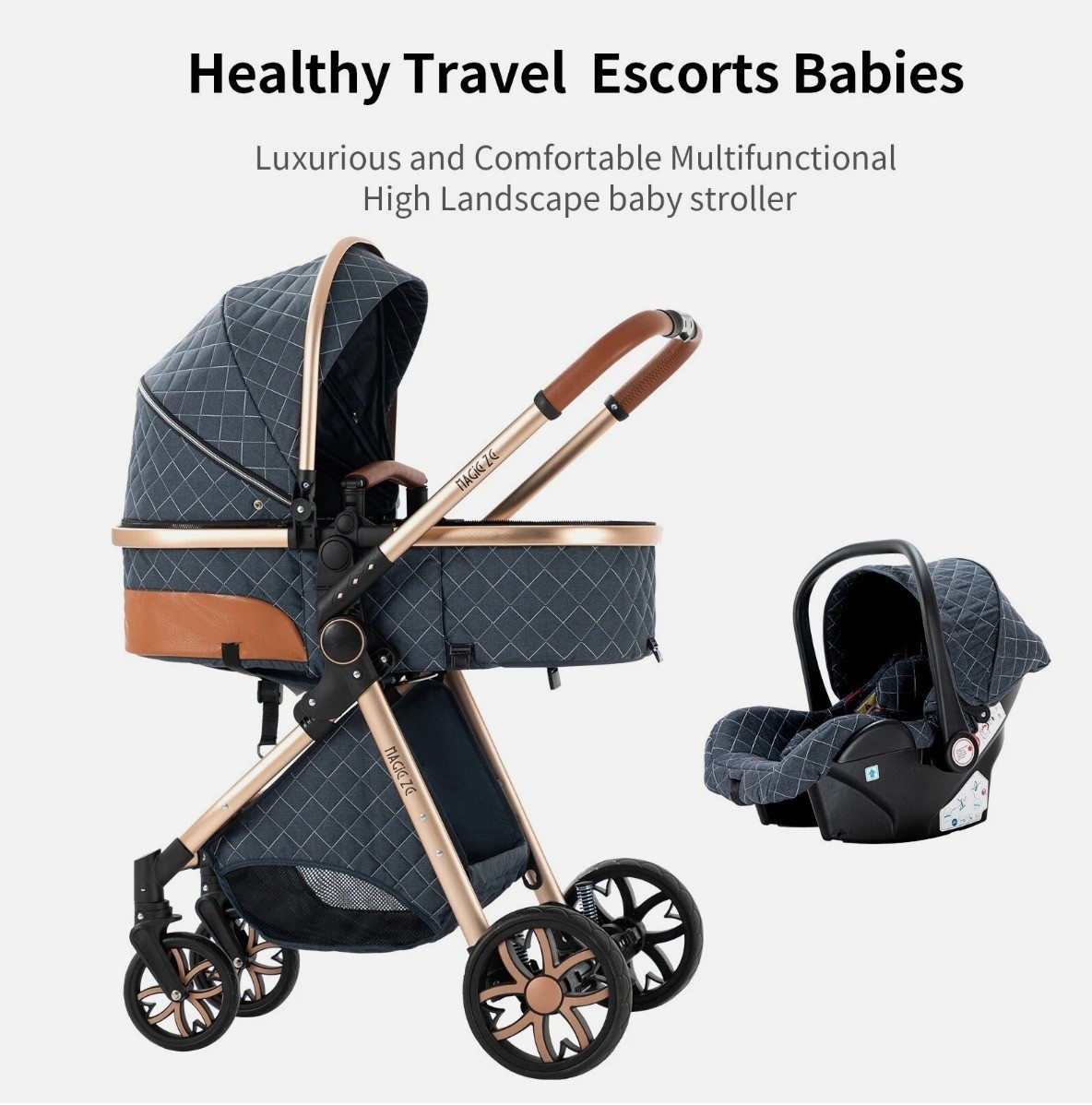 Louis Vuitton Kinderwagen In Baby Stroller Car Base With Isofix Safety Baby  Car Seat Base Super Blue