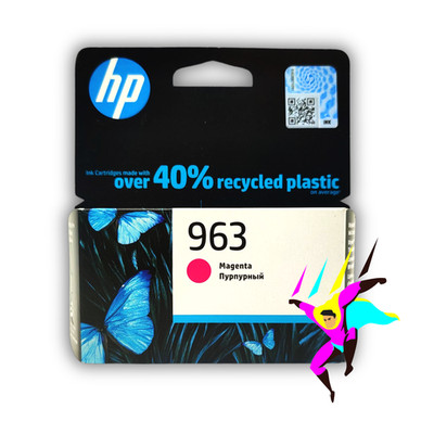 ORIGINAL HP 963 MAGENTA TINTENPATRONE - 3JA24AE - OFFICEJET PRO 9010 9020 B-WARE