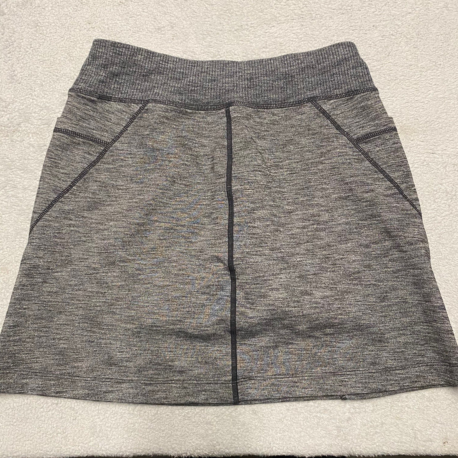 Athleta Excursion Skort XS Gray Lined Stretch Pic… - image 7