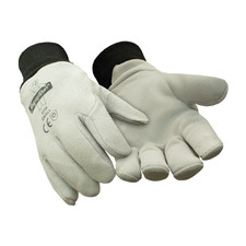 RefrigiWear Cowhide Freezer Glove - Insulated Leather Work Gloves for Extreme