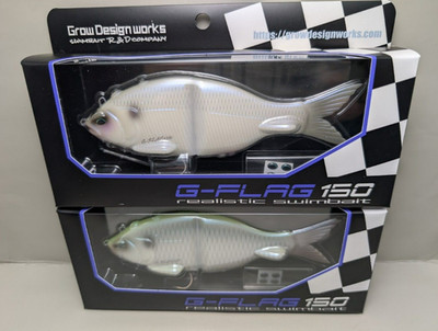 Grow Design Works G-FLAG150 Fishing Lure Swimbait 2026 New Colors 2 Set