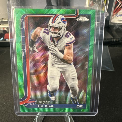 2025 Topps Chrome - Joey Bosa #36 Green Wave Refractor /99