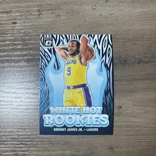 2024-25 Donruss Optic Bronny James Jr White Hot Rookies #15 (RC)