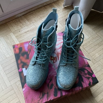 Koi Footwear Wizard s Spell Platform Glitter Boots, neu mit Karton NP: 160  