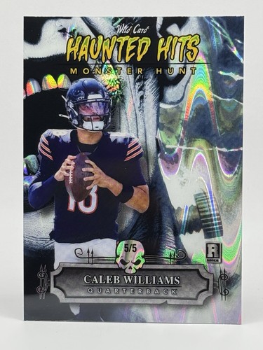 Caleb Williams 2024 Wild Card Haunted Hits Rookie /5 Frankenstein RC