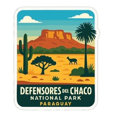 Defensores del Chaco Paraguay Iron On Heat Transfer Vinyl HTV National Park