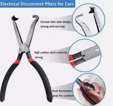 8"Electrical Disconnect Pliers Fuel Line Clip Spark Plug Removal Repair Tool&#&