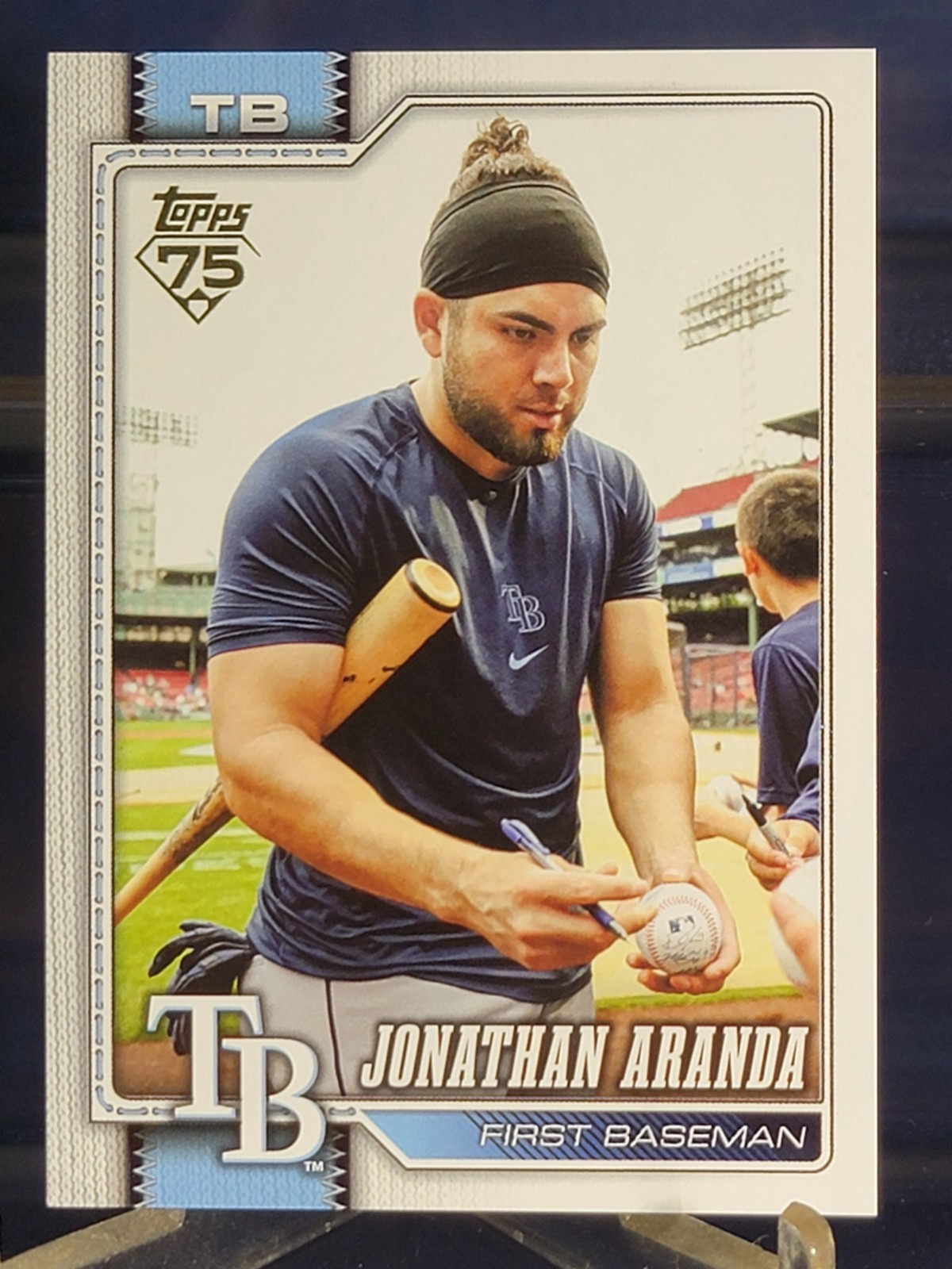 JONATHAN ARANDA 2026 TOPPS SSP GOLDEN MIRROR IMAGE #326 TAMPA BAY RAYS
